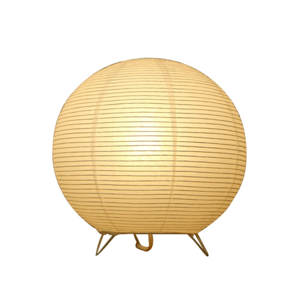 Japanese rice paper lamp for a Japandi, zen decor - Noguchi inspired