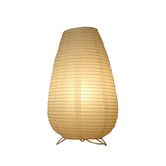 Japanese rice paper lamp for a Japandi, zen decor - Noguchi inspired