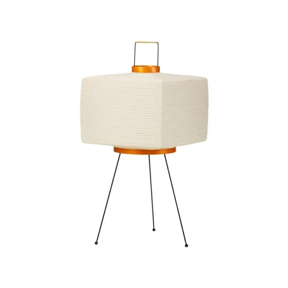 Japanese rice paper lamp for a Japandi, zen decor - Noguchi inspired